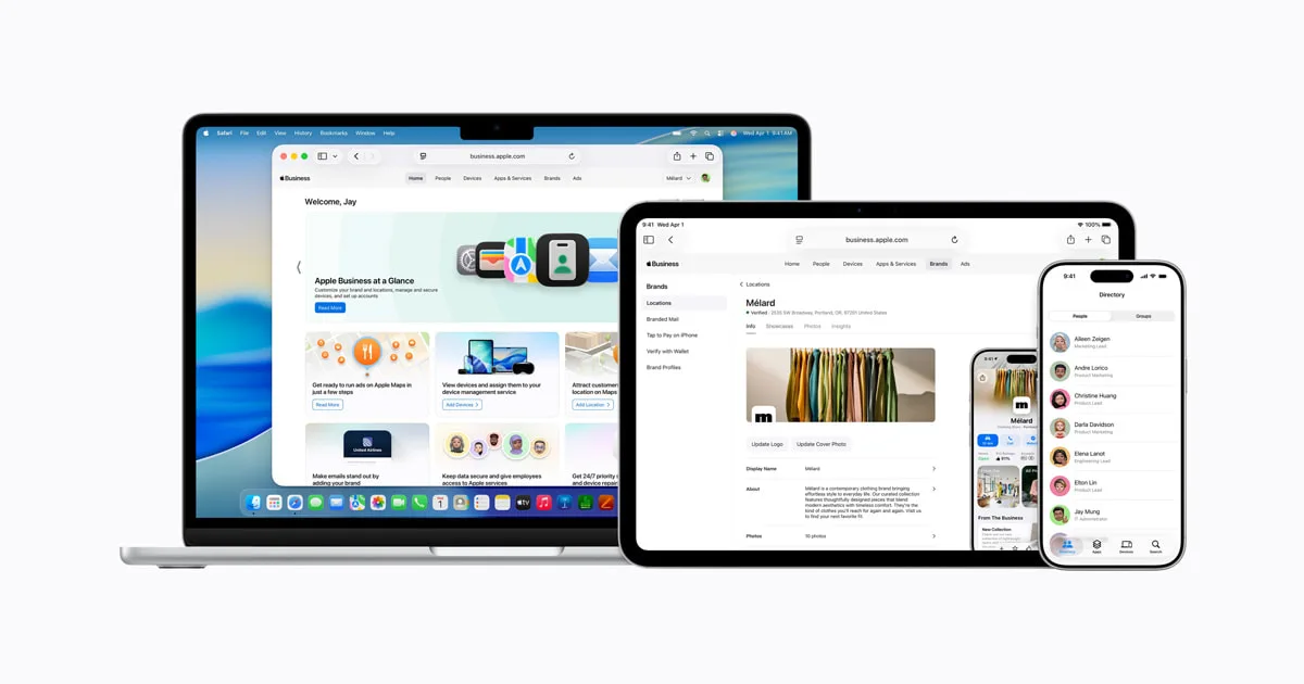 Apple Business Manager op Mac, iPad en iPhone